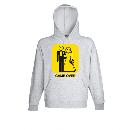 Game Over Yellow-A7309 Φούτερ με στάμπα
