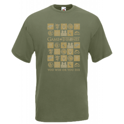 Game Of Thrones You Win Or You Die T-Shirt with print