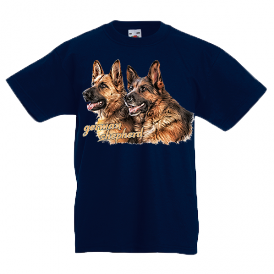 T-Shirt with print German Shepherd-A9080