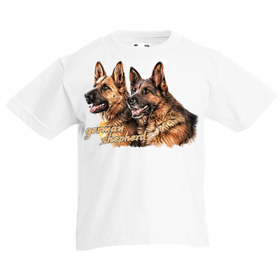 German Shepherd Kids T-shirt με στάμπα 