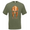 Gold Helmet This is Sparta T-Shirt with print