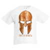 T-shirt με στάμπα Gold Helmet This Is Sparta-331