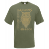 Gold Owl Athens T-Shirt with print