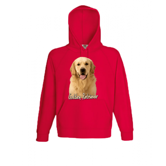 Φούτερ με στάμπα Golden Retriever Dog-A9083