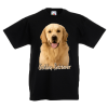 T-Shirt with print Golden Retriever-A9083