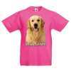 T-Shirt with print Golden Retriever-A9083