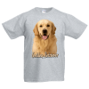 T-Shirt with print Golden Retriever-A9083