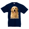 T-Shirt with print Golden Retriever-A9083
