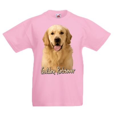 Golden Retriever Kids T-shirt με στάμπα 