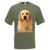 Golden Retriever T-Shirt with print