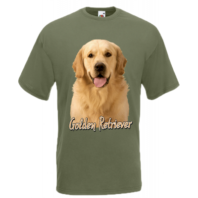 Golden Retriever T-Shirt with print