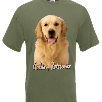 Golden Retriever T-Shirt with print