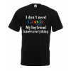 Google Boyfriend T-Shirt with print