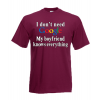 Google Boyfriend T-Shirt with print