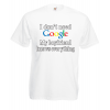 Google Boyfriend T-Shirt with print
