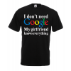 Google Girlfriend T-Shirt με στάμπα
