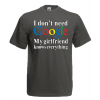 Google Girlfriend T-Shirt με στάμπα