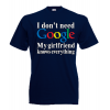 Google Girlfriend T-Shirt με στάμπα