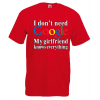 Google Girlfriend T-Shirt με στάμπα