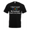 Google Husband T-Shirt with print
