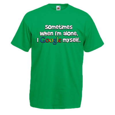 Google Myself T-Shirt με στάμπα