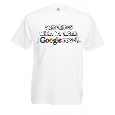 Google Myself T-Shirt με στάμπα