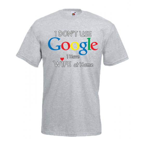 Google Wife At Home T-Shirt with print