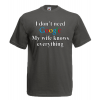 Google Wife T-Shirt with print