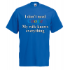Google Wife T-Shirt with print