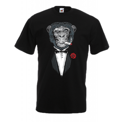 Gorilla Godfather T-Shirt with print