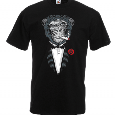 Gorilla Godfather T-Shirt with print