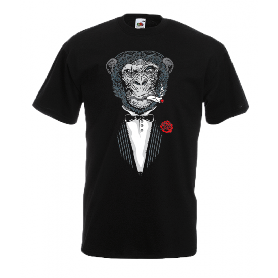 Gorilla Godfather T-Shirt with print