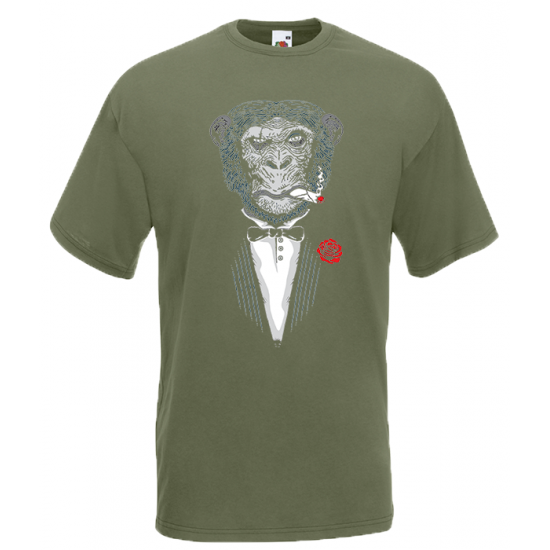 Gorilla Godfather T-Shirt with print