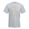 Greek Alphabet Gold T-Shirt with print