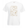 Greek Alphabet Gold T-Shirt with print