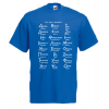 Greek Alphabet T-Shirt with print
