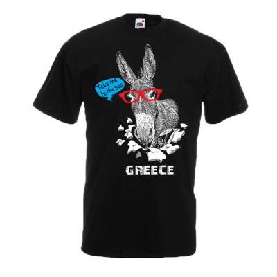 Greek Donkey T-Shirt with print