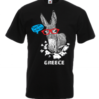 Greek Donkey T-Shirt with print