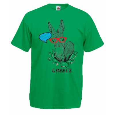 Greek Donkey T-Shirt with print