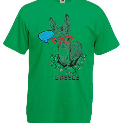 Greek Donkey T-Shirt with print