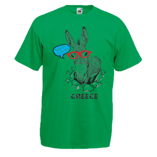 Greek Donkey T-Shirt with print