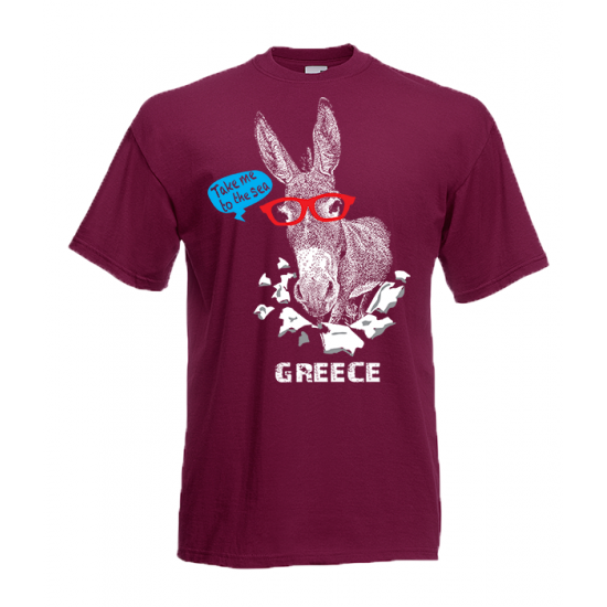 Greek Donkey T-Shirt with print