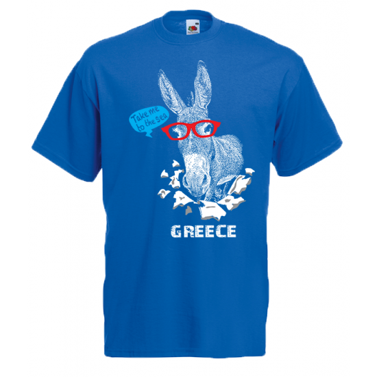 Greek Donkey T-Shirt with print