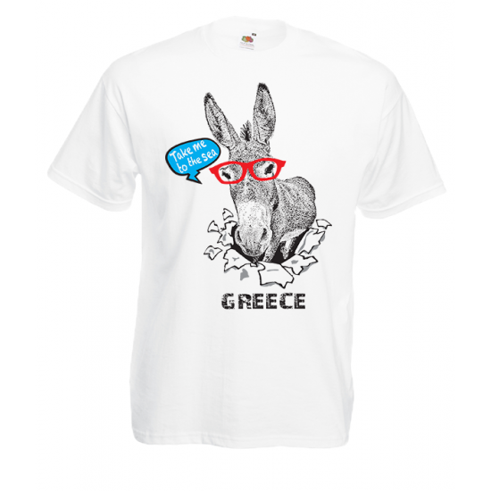 Greek Donkey T-Shirt with print