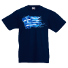 T-Shirt with print Greek Flag Splash Kids-609