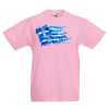 T-Shirt with print Greek Flag Splash Kids-609