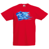 T-Shirt with print Greek Flag Splash Kids-609