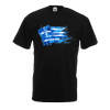 Greek Flag Splash T-Shirt with print