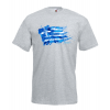 Greek Flag Splash T-Shirt with print