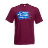 Greek Flag Splash T-Shirt with print